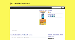 Desktop Screenshot of iphones4review.com